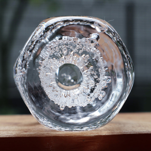 Tiffany & Co. 六角形ガラス花瓶 Tiffany & Co. クリアガラス花瓶 Tiffany & Co. 六角形ガラス花瓶