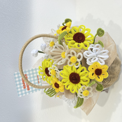 モールフラワー 向日葵バスケット アートフラワー MOL BLOOM