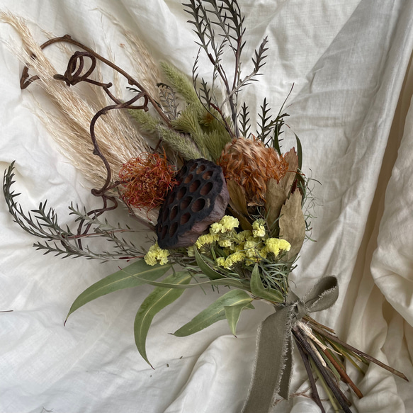 dried flower bouquet 1枚目の画像