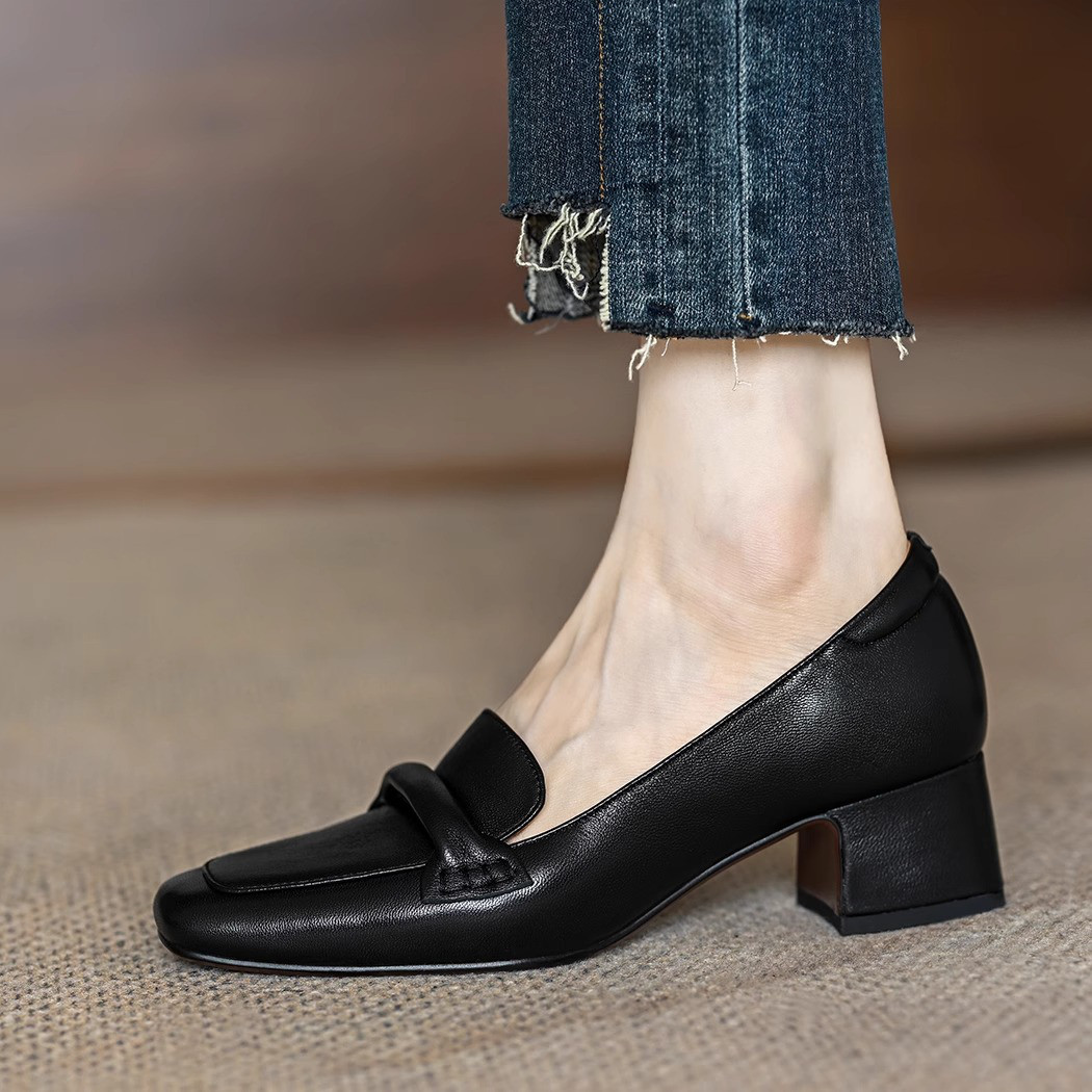 ローファー ブラック ブラウン 歩きやすい 痛くない 通学 通勤 冠婚葬祭 柔らかい 秋冬 春夏 25.5cm 26cm