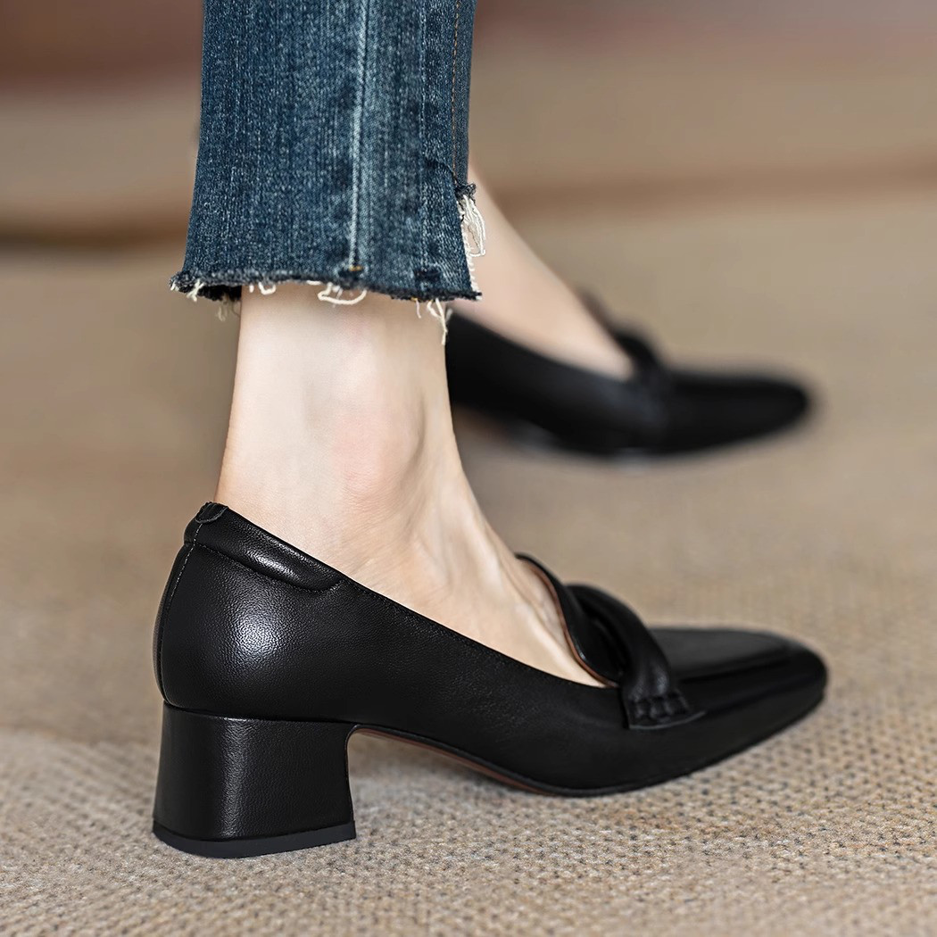 ローファー ブラック ブラウン 歩きやすい 痛くない 通学 通勤 冠婚葬祭 柔らかい 秋冬 春夏 25.5cm 26cm