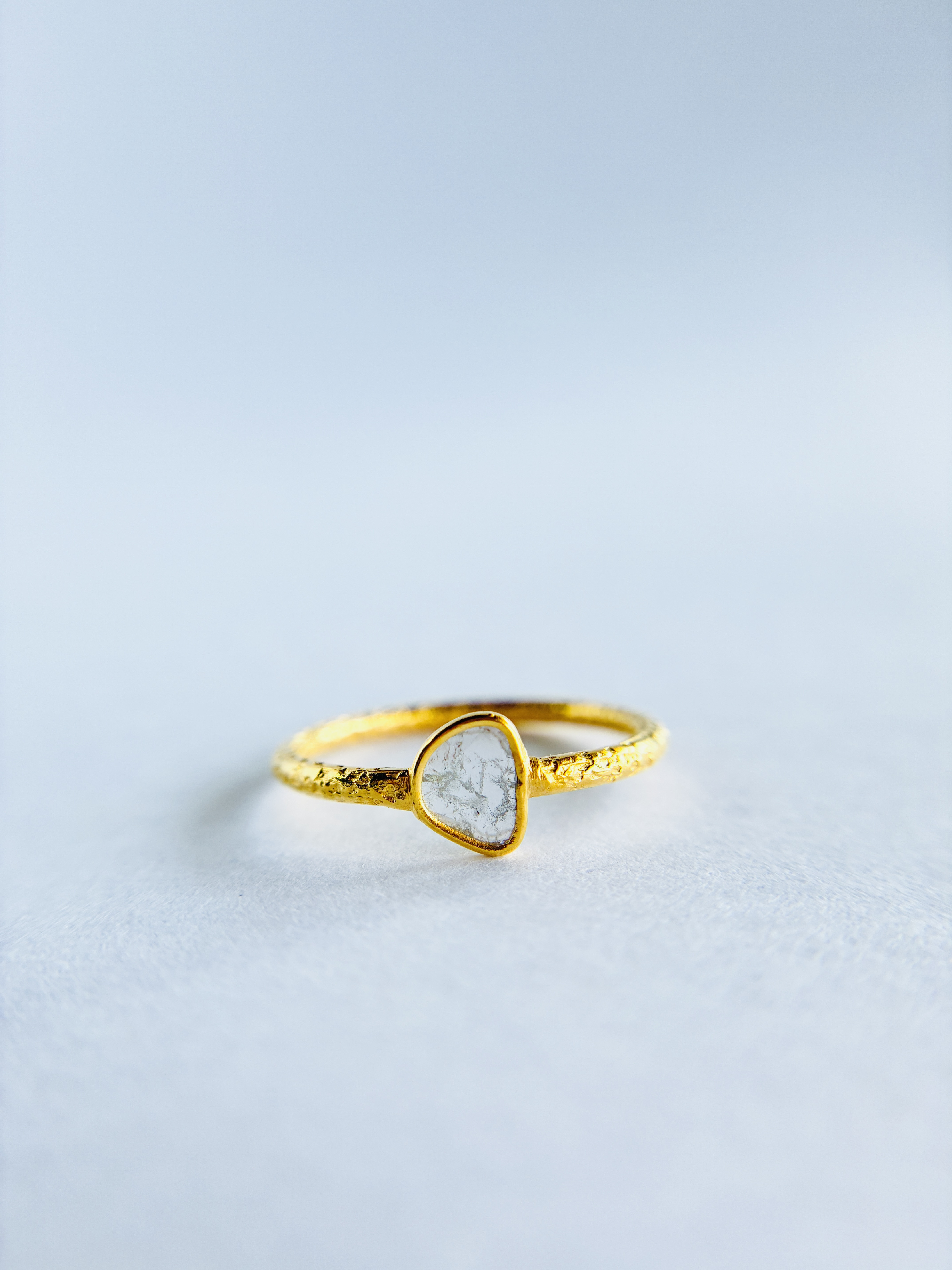 スライスダイヤモンド　リング　12号　①