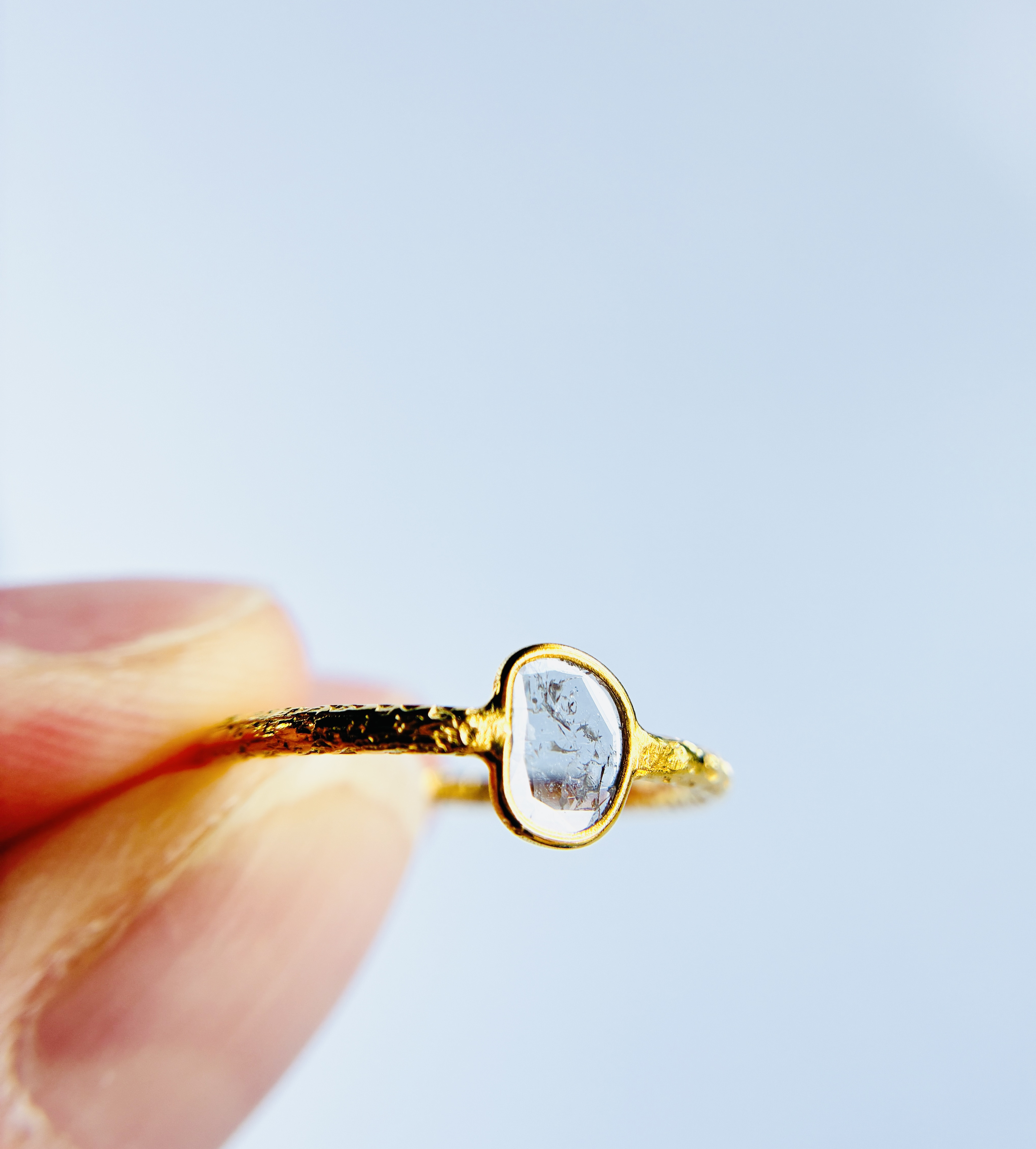 スライスダイヤモンド　リング　12号　③