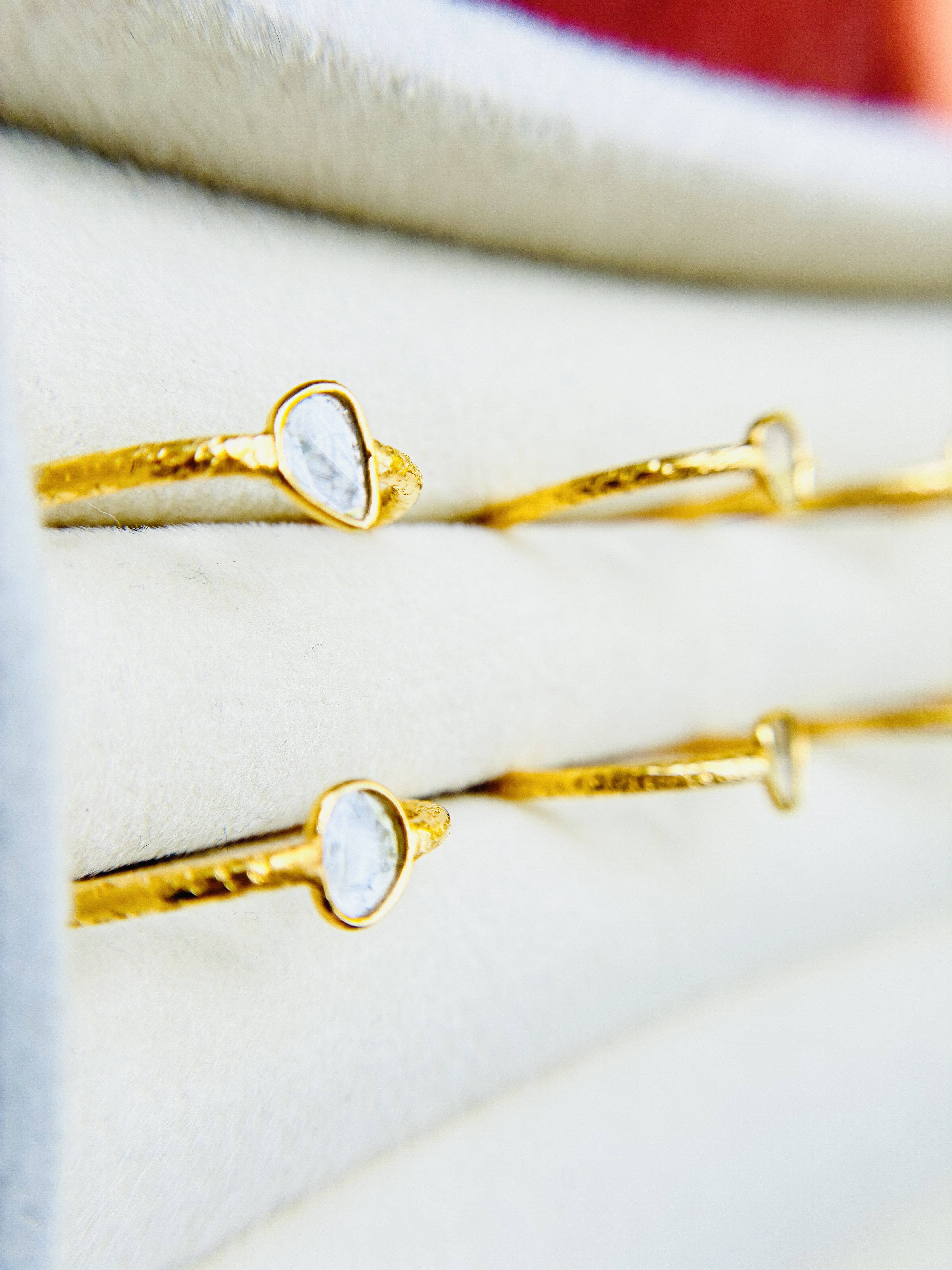 スライスダイヤモンド　リング　12号　③