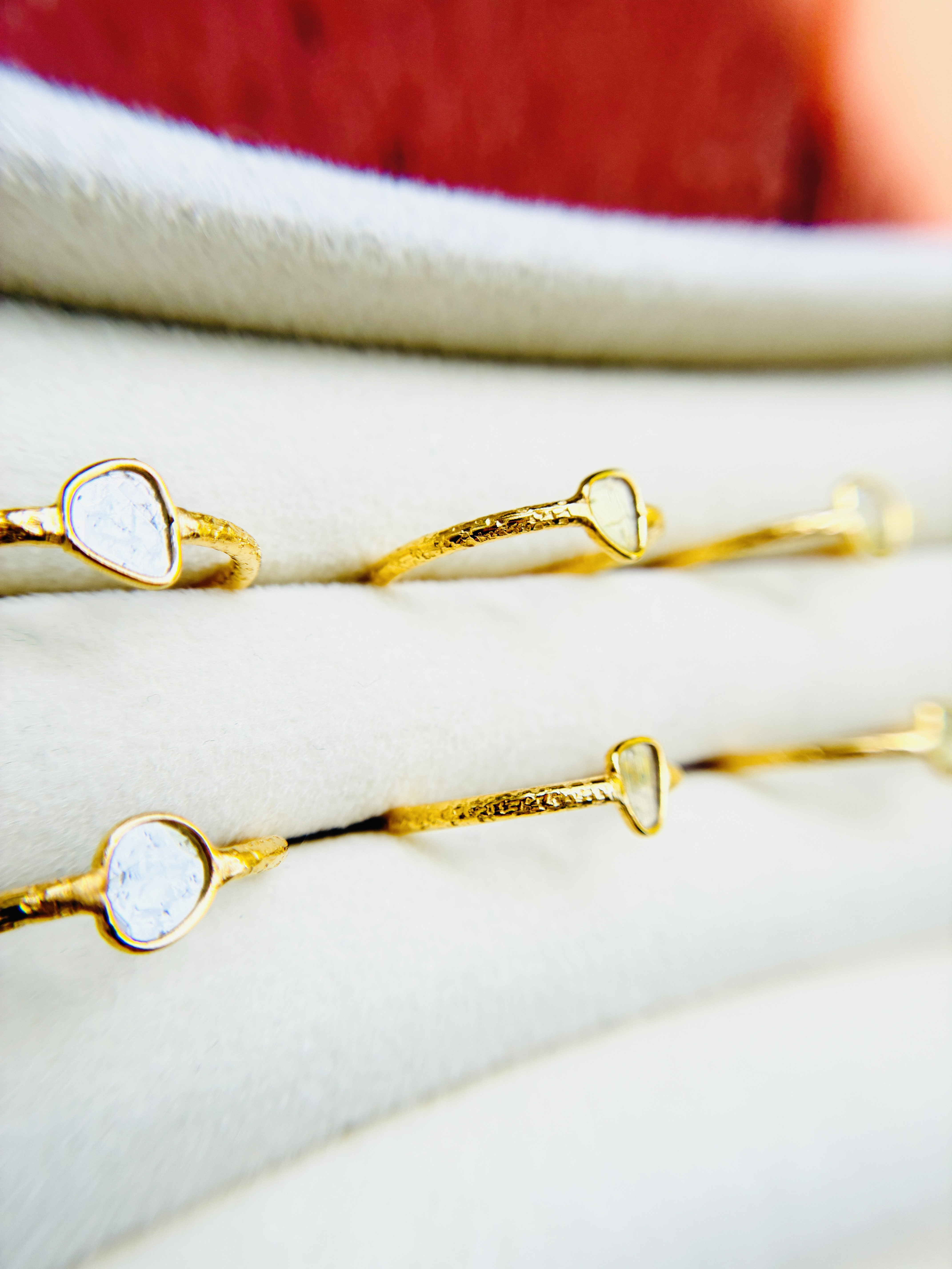 スライスダイヤモンド　リング　12号　③