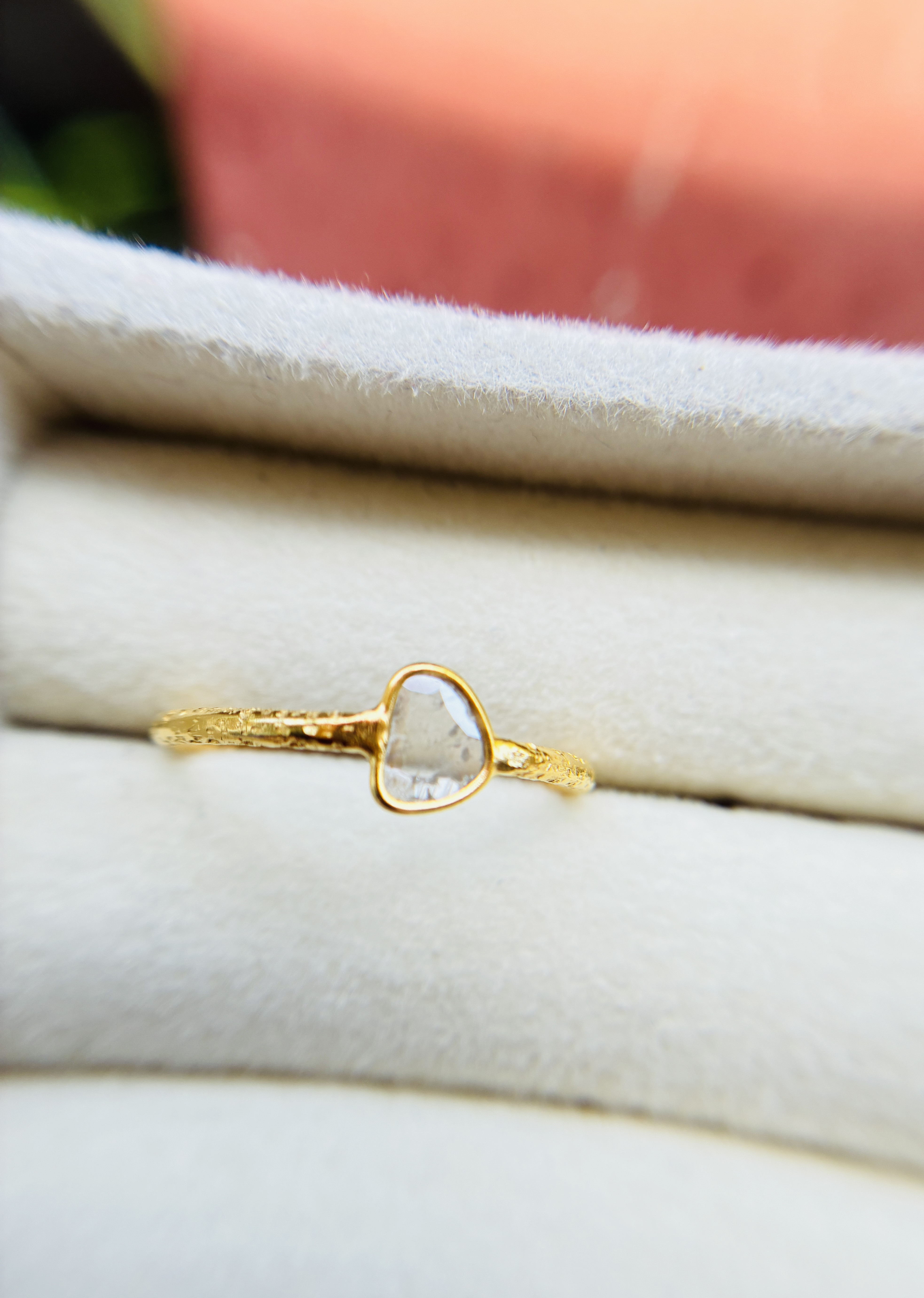 スライスダイヤモンド　リング　15号　①