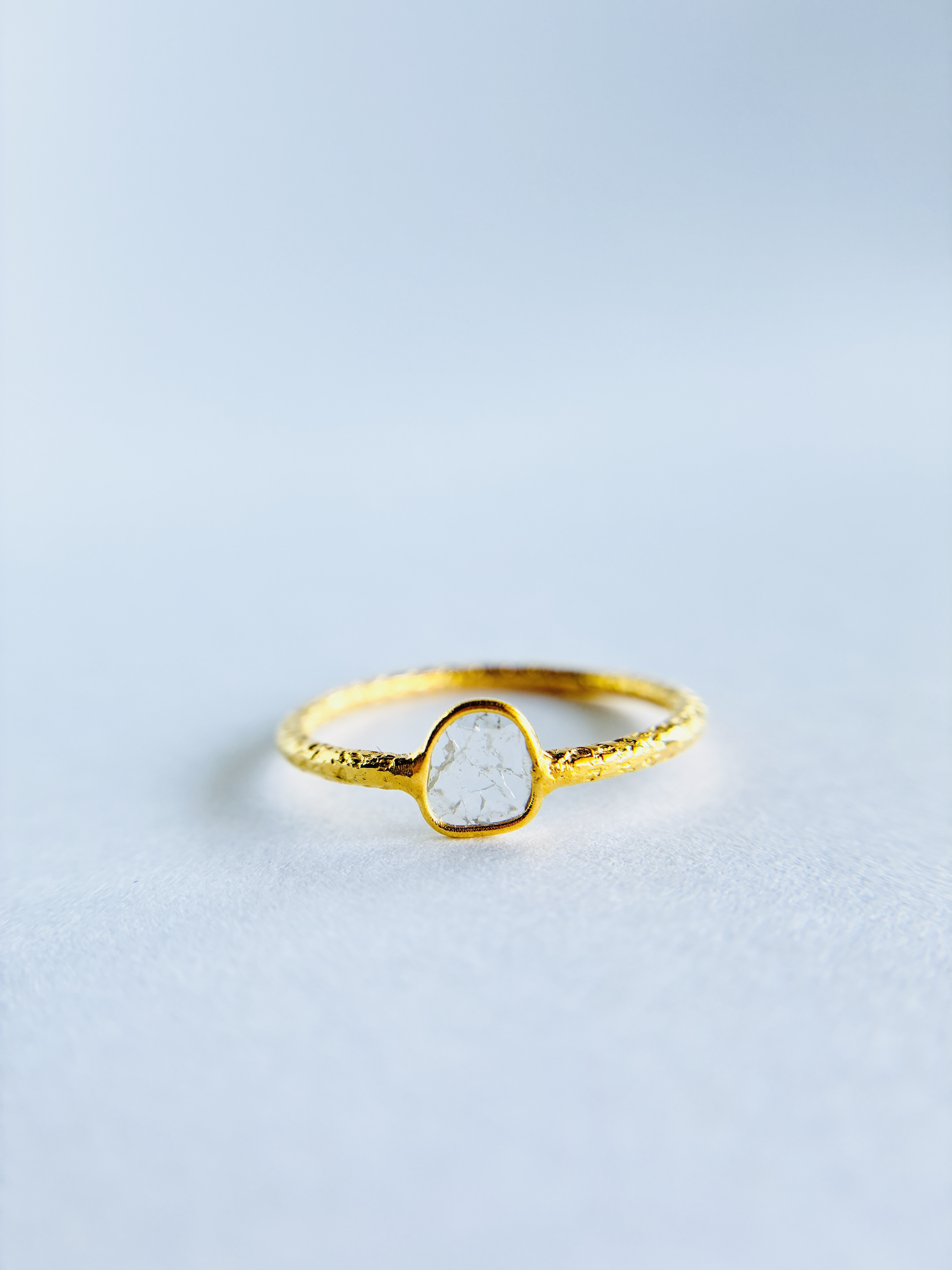 スライスダイヤモンド　リング　16号　①