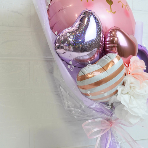ねこちゃんブーケ バルーンギフト 発表会 結婚式 誕生日 周年 卒業