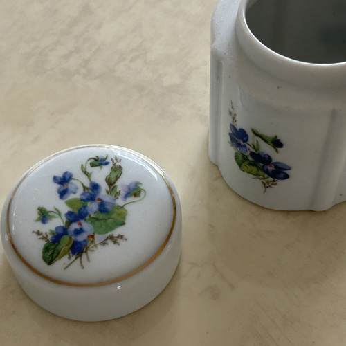 フランスアンティーク菫ボックス