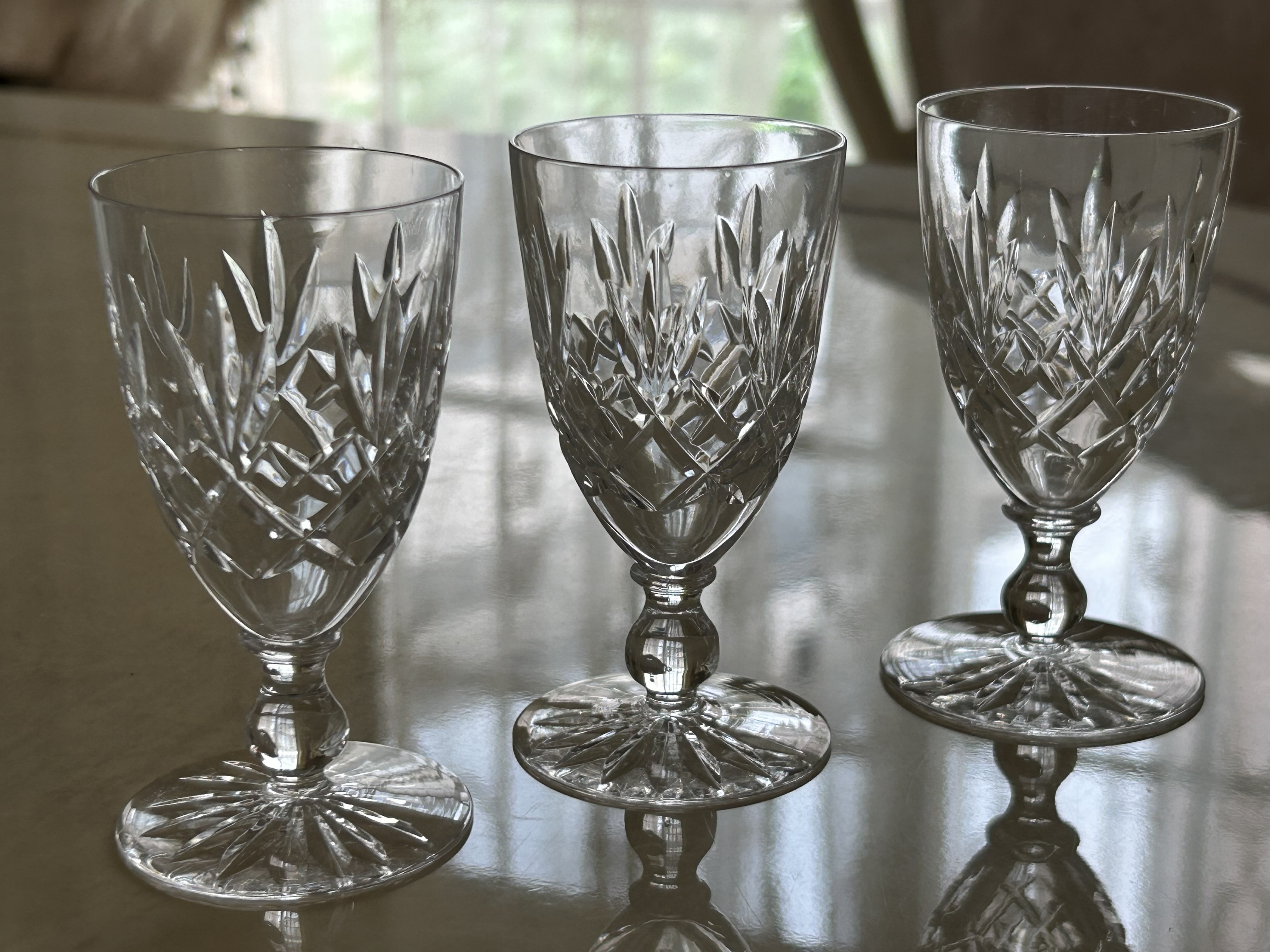 イギリスVintage シェリーグラス イギリス ガラス器 英国 クリスタル