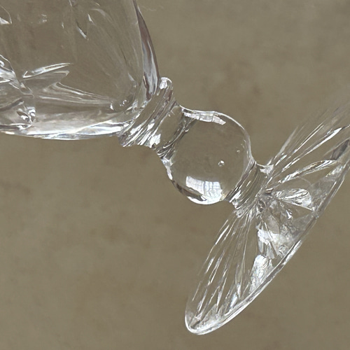 イギリスVintage シェリーグラス イギリス ガラス器 英国 クリスタル