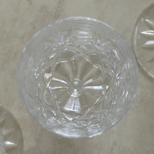 イギリスVintage シェリーグラス イギリス ガラス器 英国 クリスタル