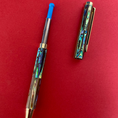 ボールペン アバロン貝のボールペン 手作り 美品 その他アクセサリー
