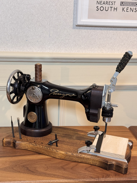 LOT螺鈿？90Fハンドメイド レザークラフト用ハンドプレス ミシンプレス DIYパーツ きんごろ