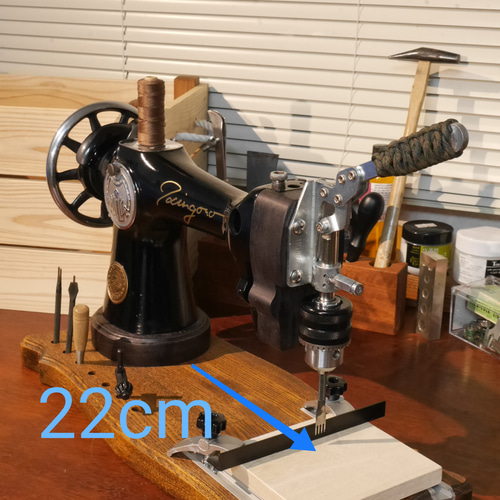 レザークラフト用ハンドプレス ミシンプレス DIYパーツ きんごろ製作所