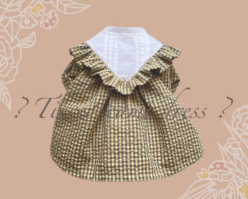 犬服型紙】トリニティック・ワンピース 型紙 soir. 通販 19411300