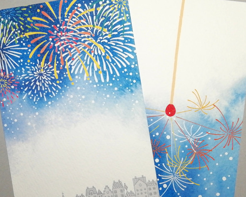 夢人工房　道　ポストカード2種 夢花火ポストカード ポストカード hifumi.pc 通販 19412062