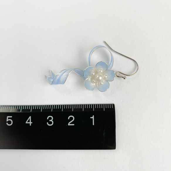 ネモフィラ　りぼん　ピアス　(イヤリング) 13枚目の画像