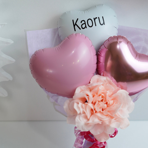 ミニブーケ（ピンク系・ブルー系） バルーンギフト 発表会 結婚式 誕生