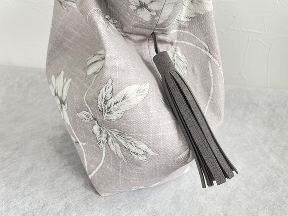ポチャくしゅトート－SmokyRose_Botanical_Tassel－ 6枚目の画像