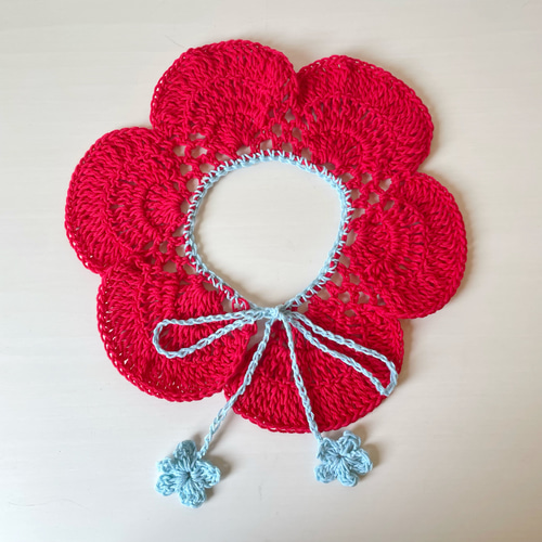 アンティーク オープンカットワーク花刺繍 アイレット スカラップスタイ 付け襟 アンティーク オープンカットワーク花刺繍 アイレット スカラップ