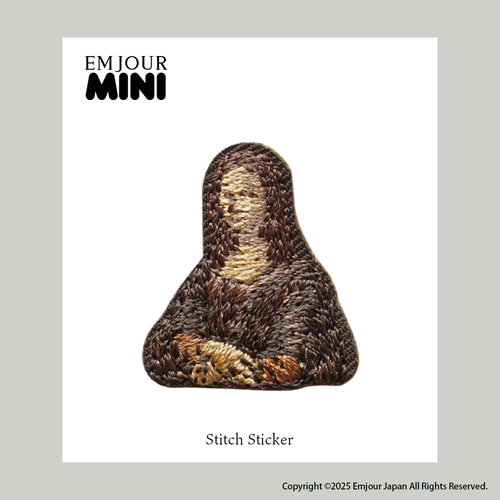 モナ・リザ ダヴィンチ 絵画 アート 刺繍ワッペン ワッペン プレゼント