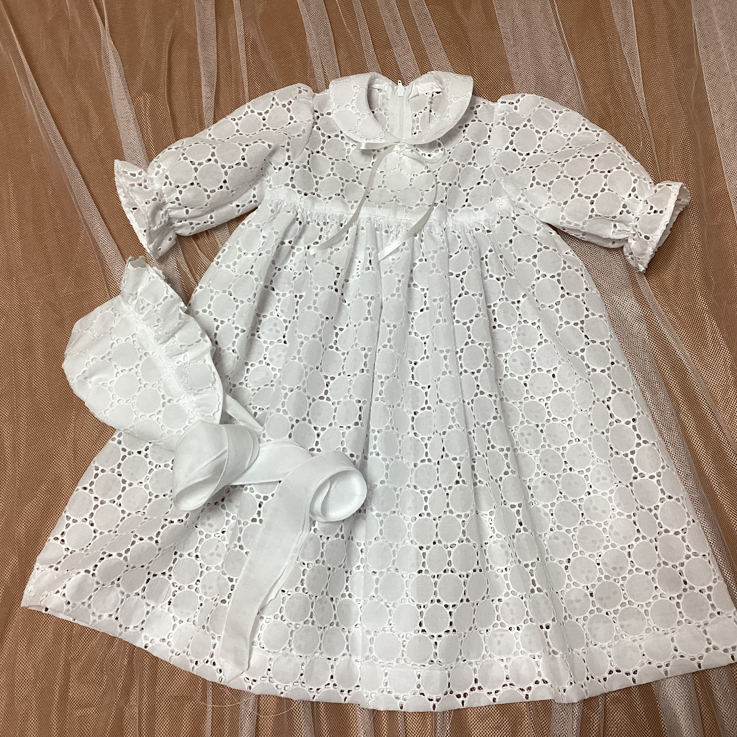 ベビーセレモニードレス(コットンローンレース)