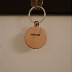 original name tag┃名入れ&送料無料◎お名前キーホルダー　キーリング　名入れ　ネームタグ 木製 7枚目の画像