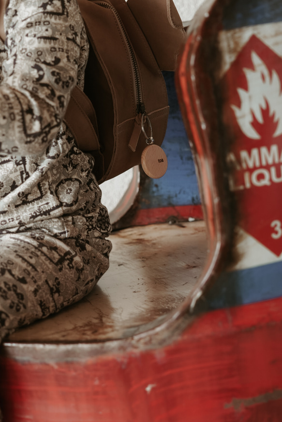 original name tag┃名入れ&送料無料◎お名前キーホルダー　キーリング　名入れ　ネームタグ 木製 8枚目の画像