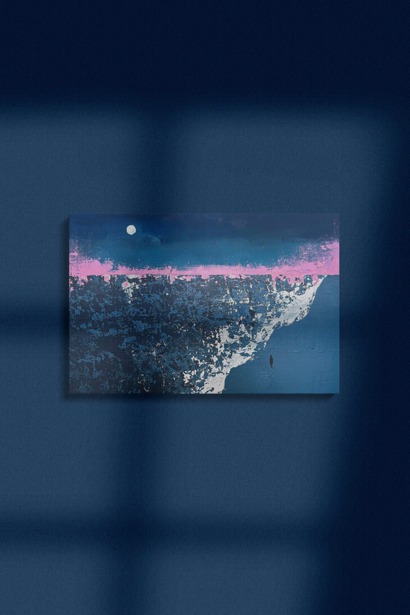 嘘をやめた夜｜M10 アクリル画 絵画 Minoa 通販 19413043｜Creema