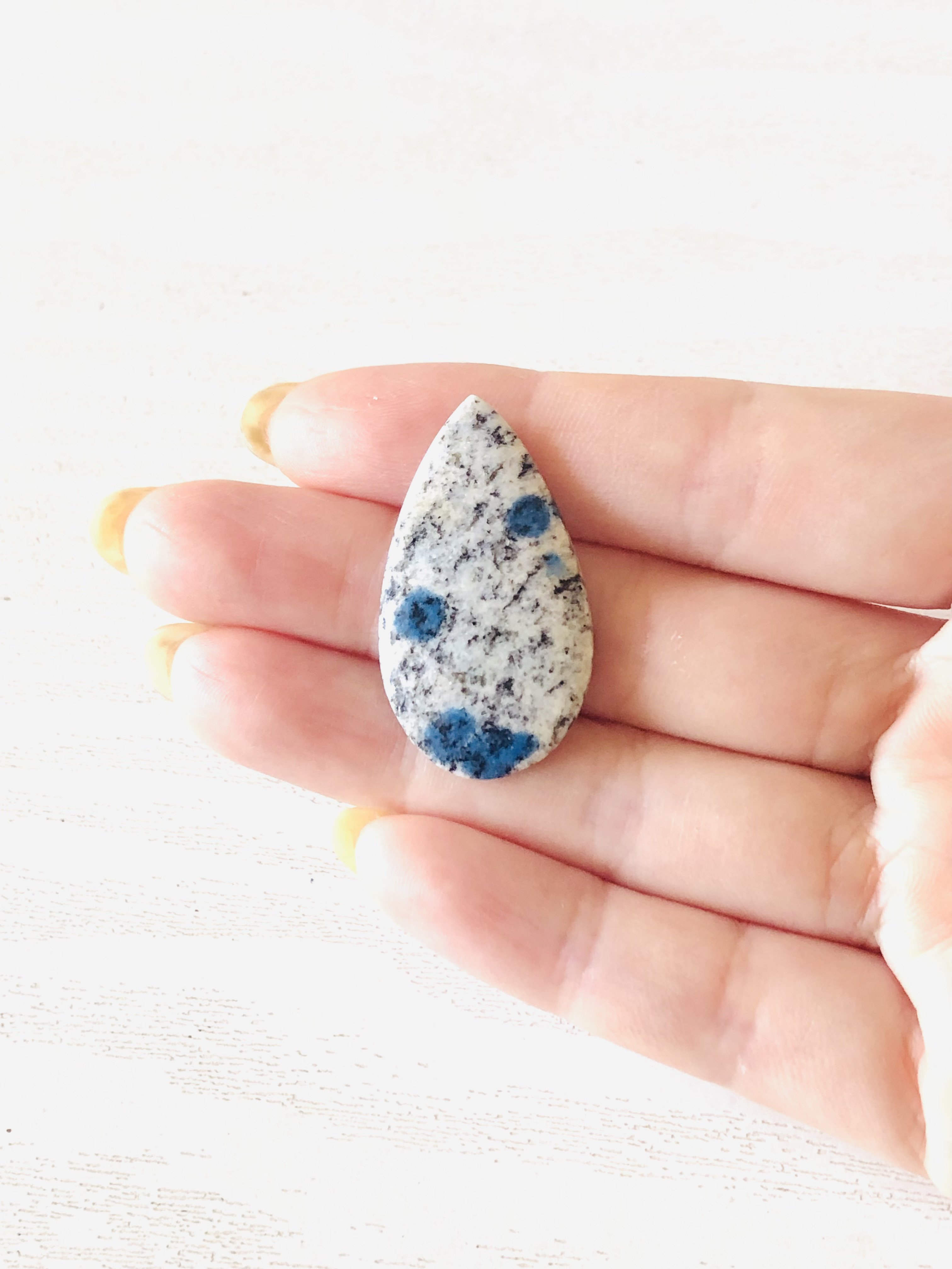 大粒！K2アズライトのルースタンブル