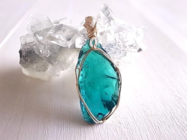 セドナジュエリー　アンダラクリスタル　ペンダントTOP ユニセックス シエラネバダ産アンダラクリスタル☆宝石質~Gem Celestial