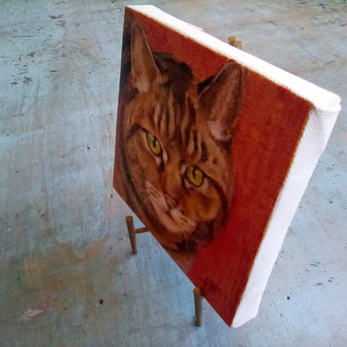 代理販売] 猫 No. 19ー油絵ー 絵画 komugi 通販 19413227｜Creema