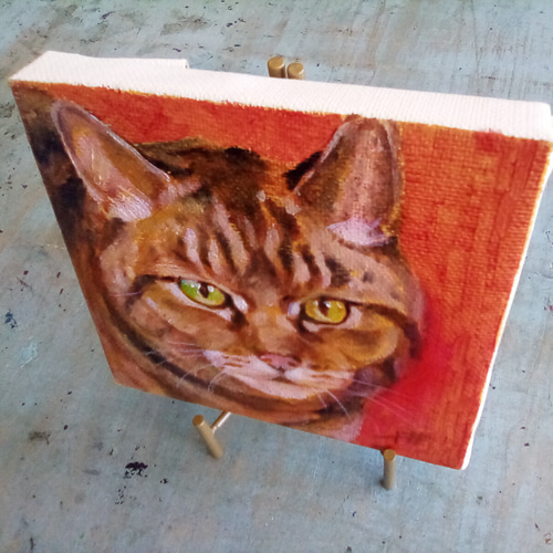 代理販売] 猫 No. 19ー油絵ー 絵画 komugi 通販 19413227