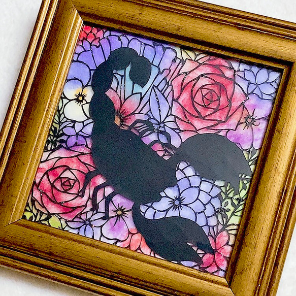 切り絵】花星座(蠍座) 切り絵 ふわコロ《紗紀》 通販 19413251｜Creema