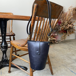 現物販売】栃木レザー製バケツハンドバッグ・ショルダーバッグ