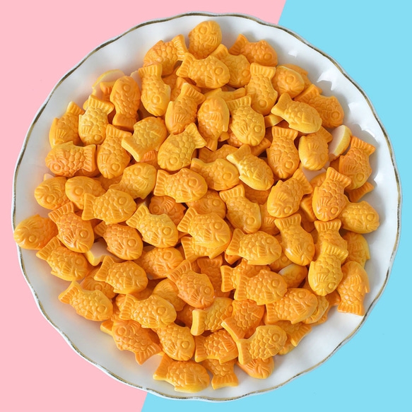 たいやき たい焼き 2個セット 貼り付け デコ 和菓子 魚 さかな 和風