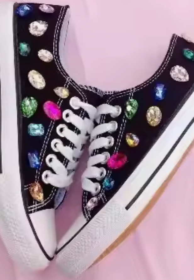 【履くアート】靴 スニーカー レディース カラフル シューズ 気分が明るく変わる靴 受注生産制 20.5㎝から対応