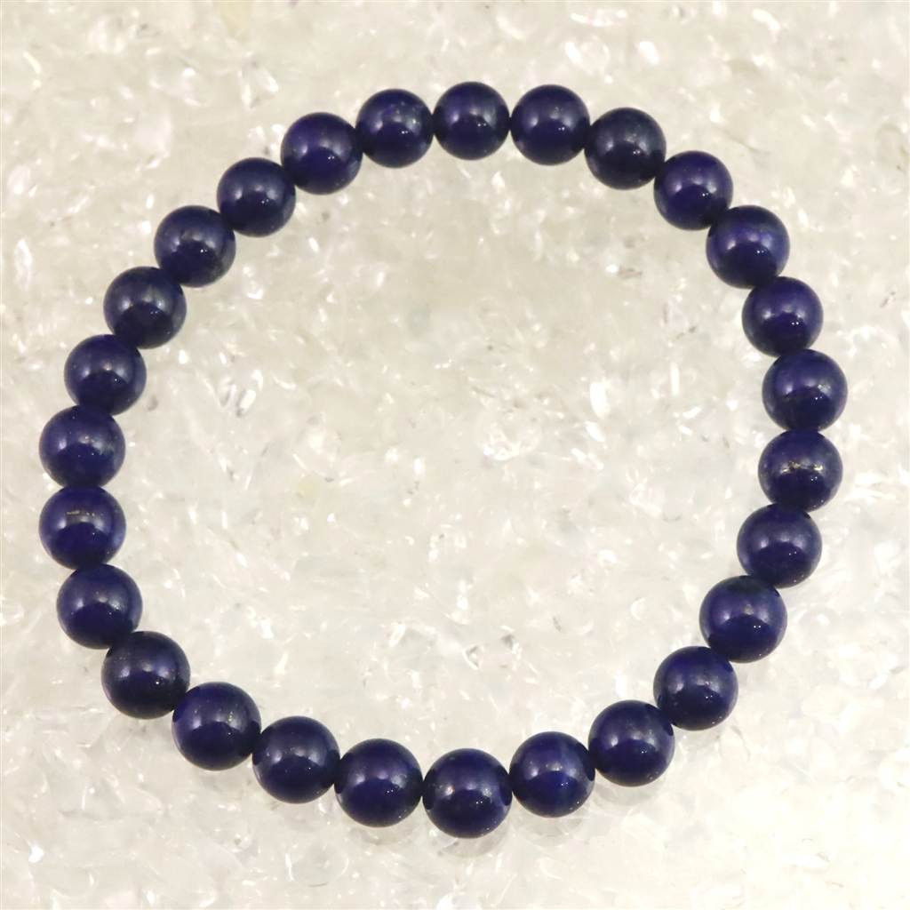 ラピスラズリ 4Aグレード 6.5mmブレスレット 12.7g #54246
