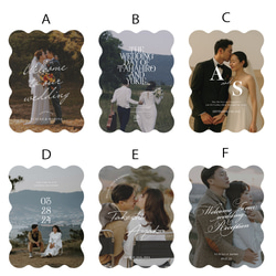 うねうね　パネル　海外風 　写真 シンプル　パネル　ウェルカムボード 結婚式 家族 記念日 3枚目の画像