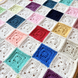 送料無料□ candy blanket colourful □4 3枚目の画像