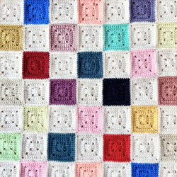 送料無料□ candy blanket colourful □4 1枚目の画像