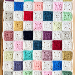 送料無料□ candy blanket colourful □4 4枚目の画像