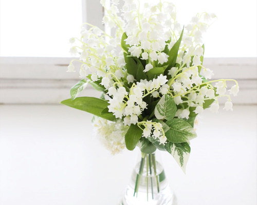 ☆清楚な すずらん アレンジ＜アーティフィシャルフラワー＞ マジカル