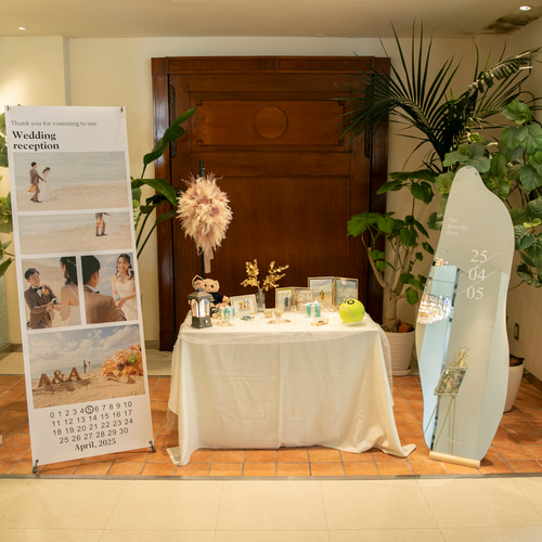 結婚式】写真入りウェルカムバナー｜受付装飾にぴったり｜オーダー