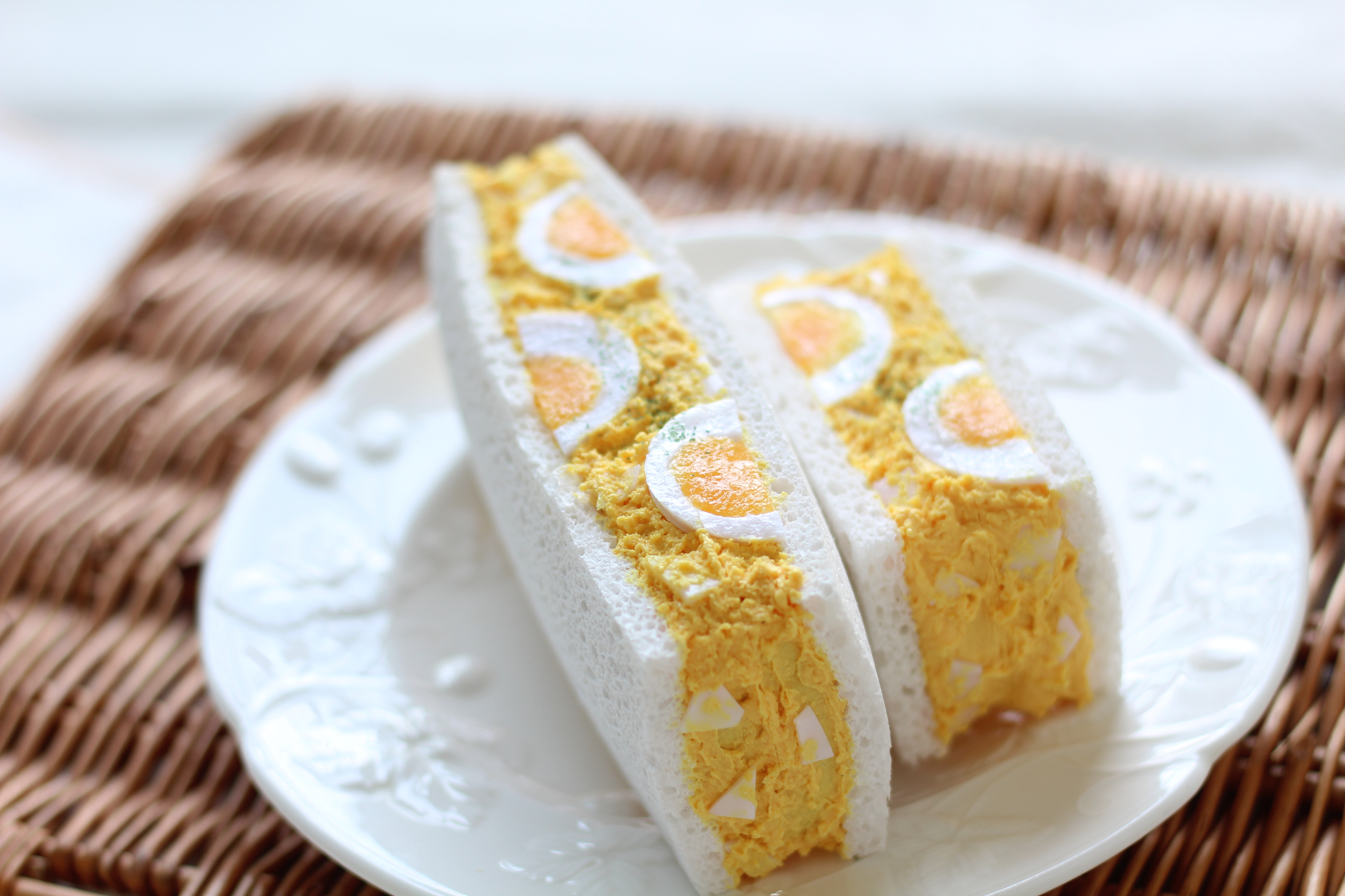 【ポーチ】輪切り卵サンドイッチ　ロングタイプ、ショートタイプセット　期間限定価格