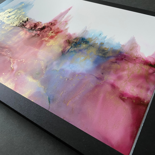 なるいし・ていこ　蜃気楼　しんきろ　AB キャンパス　油絵　肉筆　本人作保証 なるいし・ていこ 蜃気楼 しんきろ AB キャンパス 油絵 肉筆