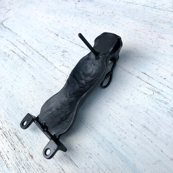 忠犬ワンコのロートアイアン飾り 5枚目の画像