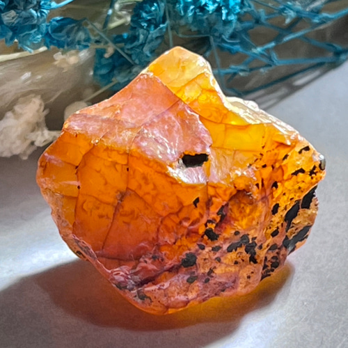 勇気と勝利の石°⌖꙳ カーネリアン 原石 ラフストーン 天然石 東洋