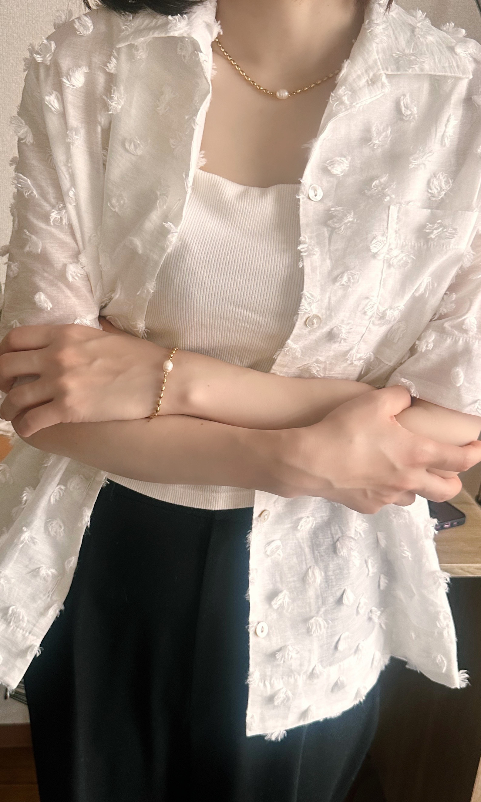 pearl bracelet パール ブレスレット tr-0036